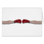 BoxingHandshake060910Shadow Greeting Cards