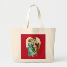 Boy and Girl Dancing Tote Bag