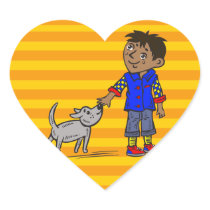 Boy And His Dog Stickers