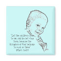Boy and Teddy (Mark 10:14) magnets