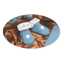 Boy Baby Announcement  Congratulations Stickers