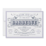Boy Baby Shower BBQ Invitations
