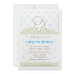 Boy Baby Shower Invitation - Little Lamb