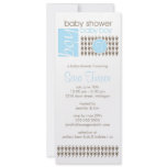 Boy Baby Shower Invitation - Trendy