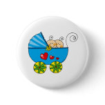Boy baby twins buttons