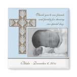 Boy Baptism/Christening Favour - Photo Magnet