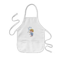 Boy Blowing Bubbles Tshirts and Gifts Apron