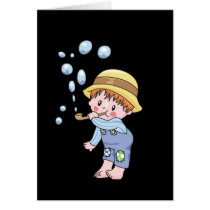 Boy Blowing Bubbles Tshirts and Gifts