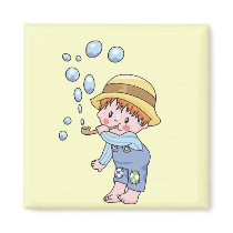 Boy Blowing Bubbles Tshirts and Gifts
