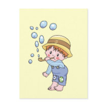 Boy Blowing Bubbles Tshirts and Gifts