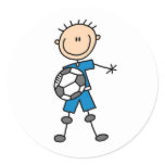 Boy Blue Uniform Soccer