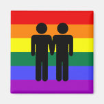 Boy + Boy Rainbow Magnet