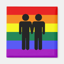 Boy + Boy Rainbow Magnet