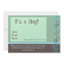 Boy Bubbles, It's a Boy!!, Please join us for a... Personalized Announcement