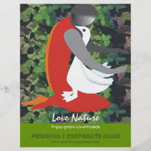 Boy Caring a Duck Flyer