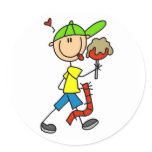 Boy Carnival Goer stickers