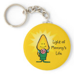 Boy Christmas Light Custom Keychain