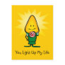 Boy Christmas Light Custom Postcard