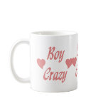 Boy Crazy Hearts Coffee Mug