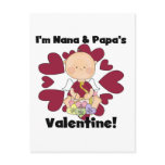 Boy Cupid Nana and Papa's Valentine Tshirts postcards