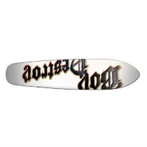 Boy Destroy Black Metal Custom Skate Board