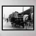 Boy Driving a Horse-Drawn Wagon in Hungary 1923 posters