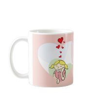 Boy & girl in love mugs