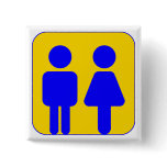 BOY GIRL ROAD SIGN SCHOOL buttons