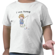 Boy I Love Fishing Tshirts and Gifts
