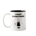Boy I Play Basketball mugs