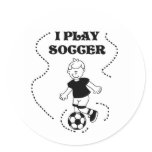 Boy I Play Soccer stickers