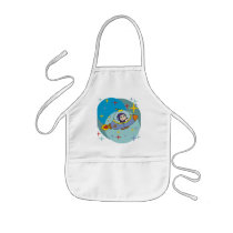 Boy in Space Ship Tshirts and Gifts Apron