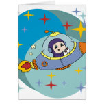 Boy in Spaceship Cards