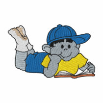 Boy Looking At A Book Polo Shirt