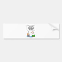 boy mow lawn endangered species bumper stickers