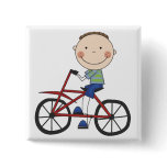 Boy on Bicycle Tshirts and Gifts buttons