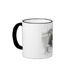 BOY ON TOILET: ART: BATHROOM MUG