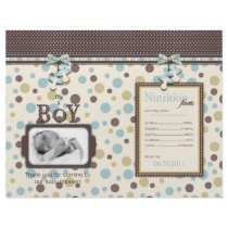 Boy Party Favour Wraps Full Colour Flyer