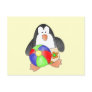Boy Penguin at Beach Tshirts and Gifts Postcards