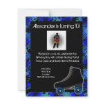 Boy Personalised Roller Skating Party Invitation