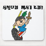 Boy Pirate Ahoy Matey Mouse Mats