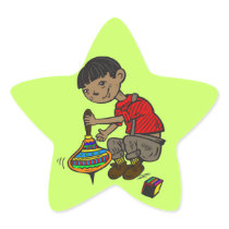 Boy Playing With Toys