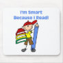 Boy Smart Because I Read Mouse Mats