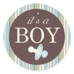 Boy Square Sticker A