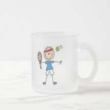 Boy Tennis Player tshirts and Gifts Mug