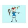 Boy Tennis Player tshirts and Gifts Postcards