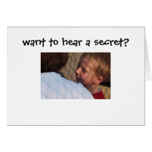 BOY WHISPERING "WANT TO HEAR A SECRET" CARDS