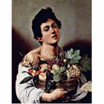 Boy With A Basket Of Fruit By Michelangelo Merisi Photo Cutouts