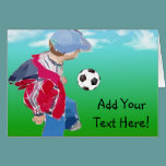 Boy With Football cards