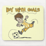 Boy With Goals T-shirts and Gifts Mousepad